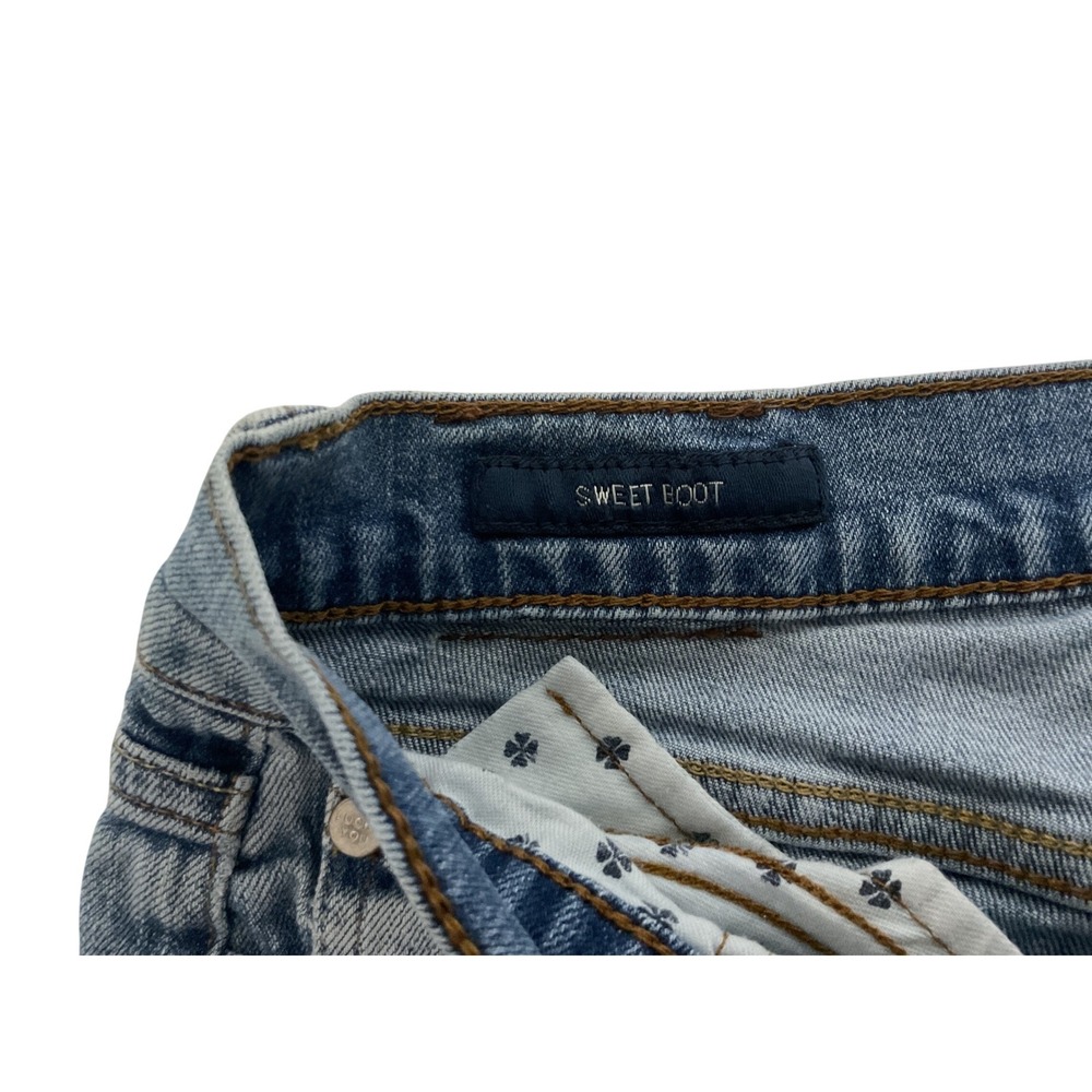 Lucky Brand Sweet Boot Jeans Women 4/27 Light Wash Mid Rise Bootcut - Picture 8 of 13